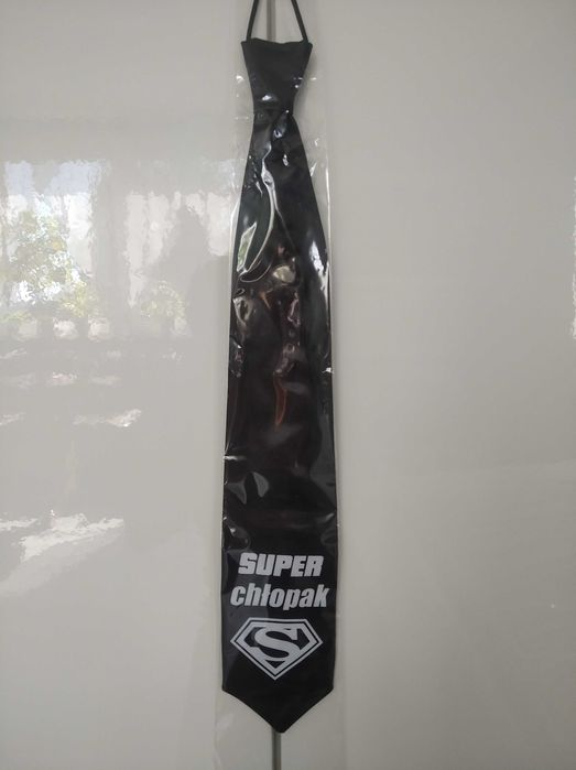 Walentynki prezent śmieszny krawat Super Chłopak Nowy osiemnastka