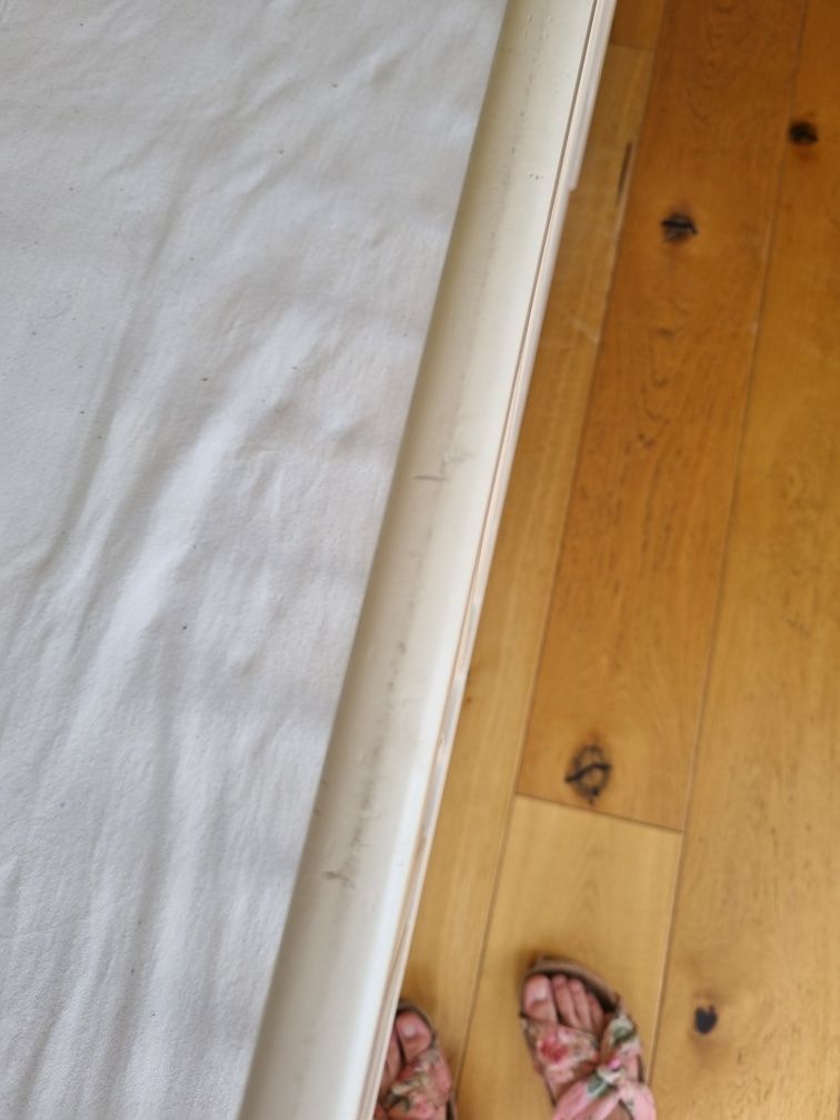 Łóżeczko GULLIVER Ikea 60x120cm białe z materacem