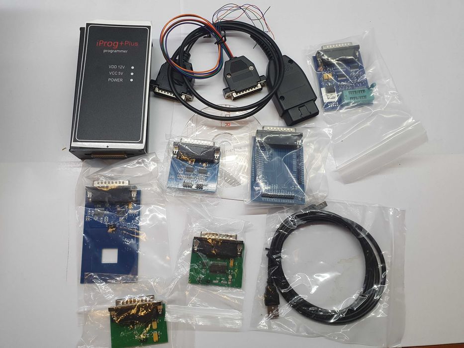 Программатор iProg+ V87, 6 адаптерів, ПЕРЕВІРЕНИЙ. Тест - ок.