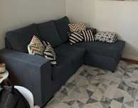 Sofá chaise long reversível