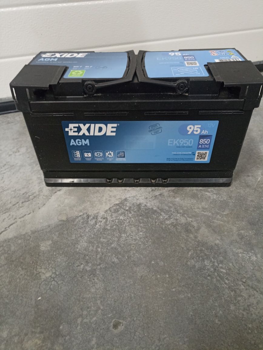 Автомобільний акумулятор Exide 95Ah 850 A Start Stop AGM EK950