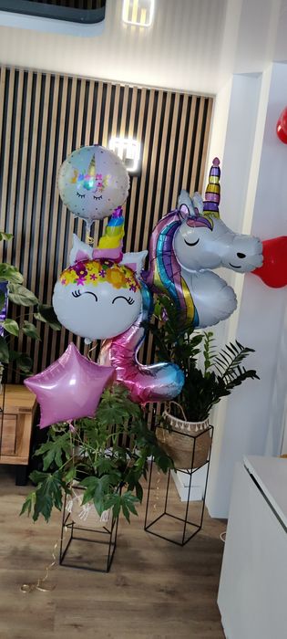 Cały zestaw balonów na hel, nowy.