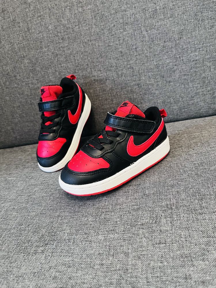 Nike р.25 уст.14см Кросівки Найк Court Borough RECRAFT Low Red Black