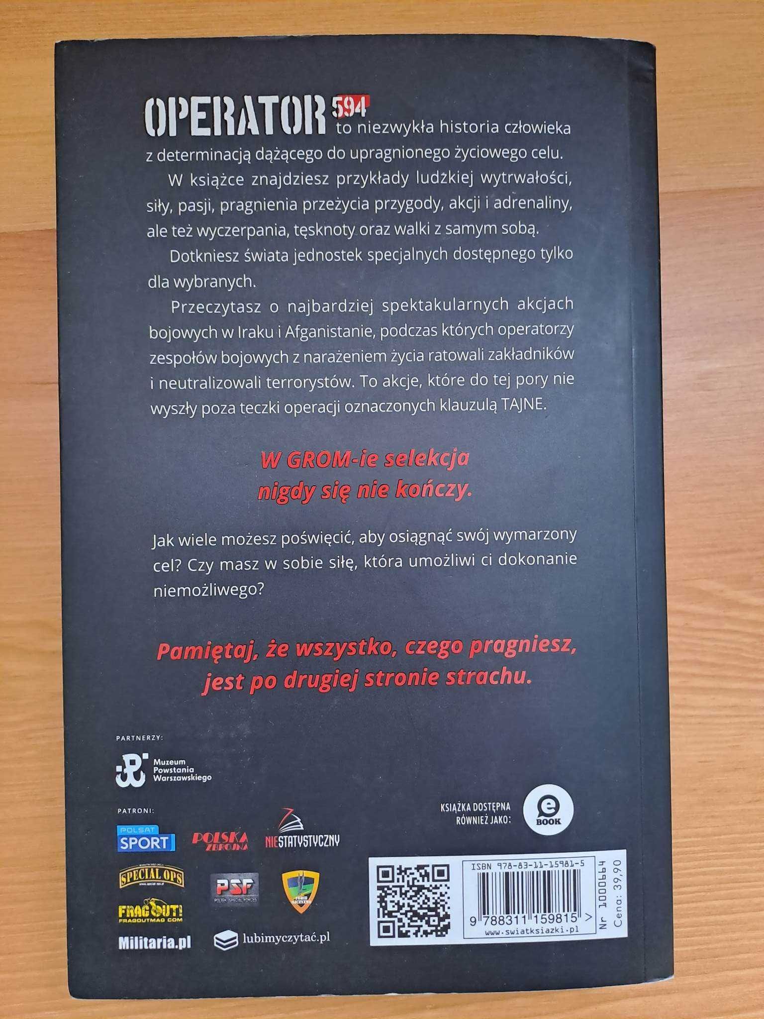 Książka "Operator 594", Krzysztof Puwalski