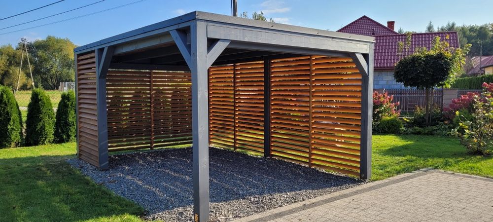 Wiata garażowa 3,5x 5,5 m "WG 04"