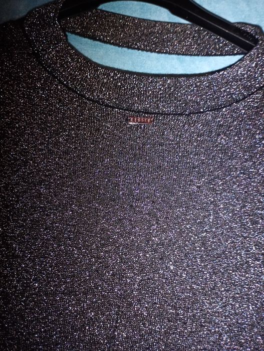 Czarno-srebrna tunika