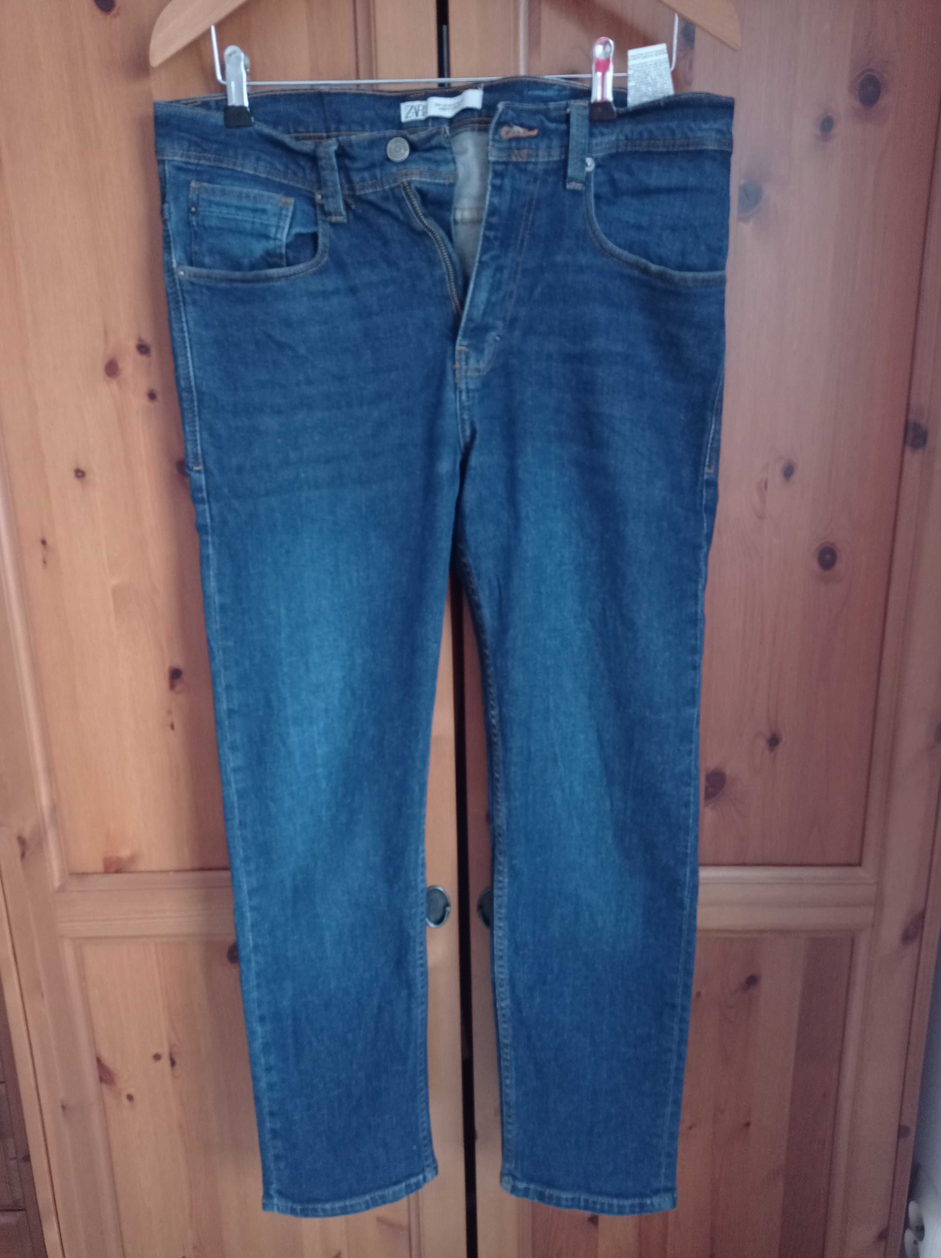 Taniej 70 % Męskie jeansy ZARA pas 43 cm jak nowe