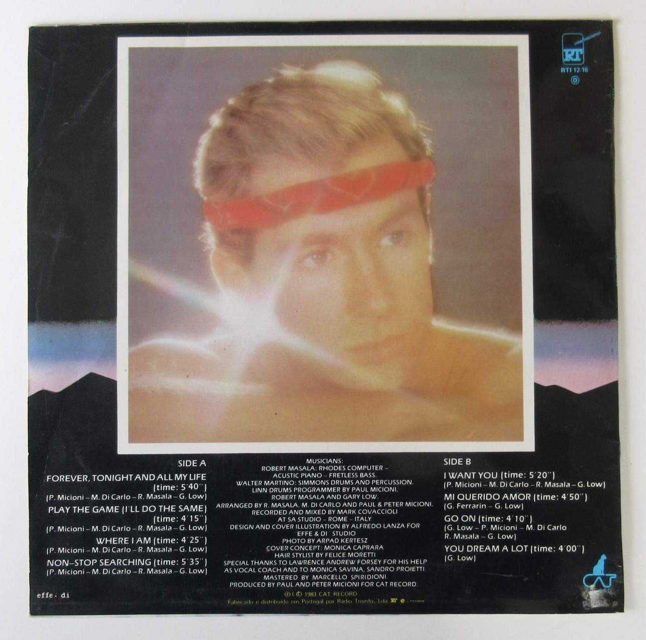 GARY LOW - Go On (LP De Edição Portuguesa)