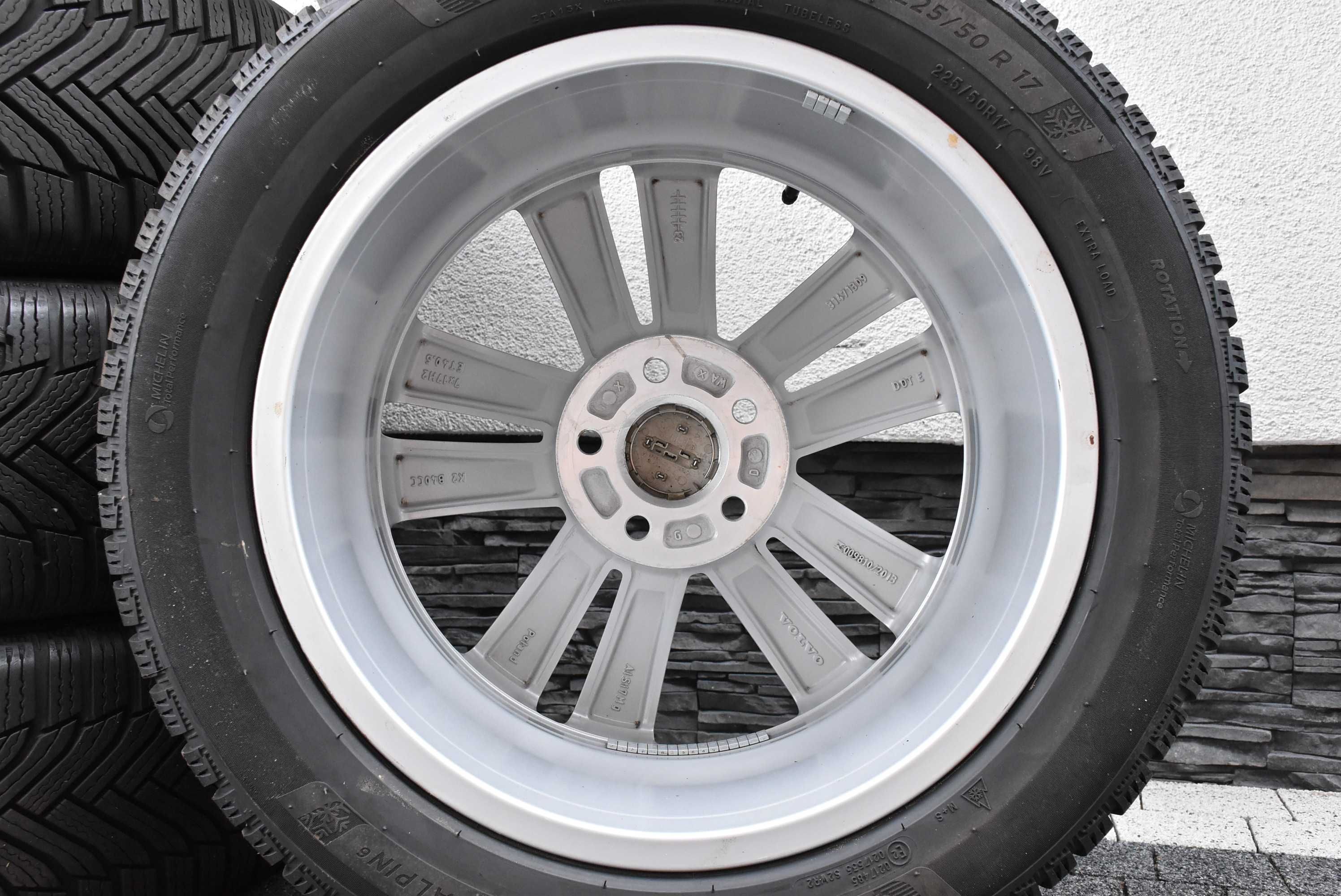 Koła zimowe OEM VOLVO S60 V60 17" Michelin 8mm 2023r