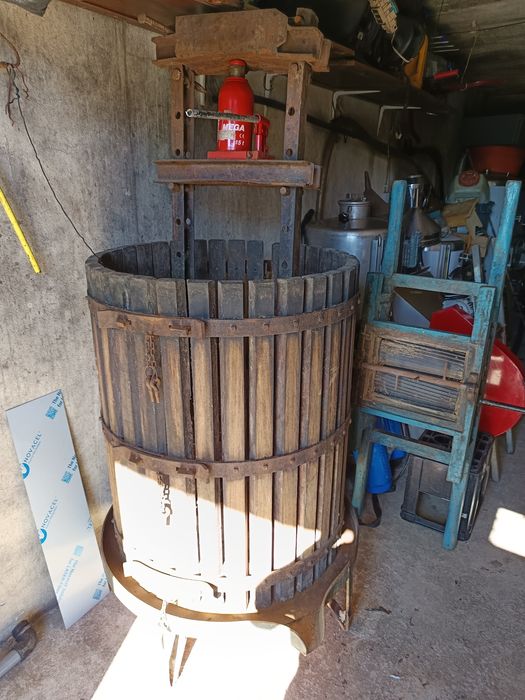 Prensa hidráulica de vinho uvas