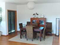 mesa sala extensível + 6 cadeiras palhinha