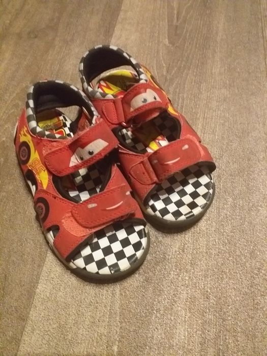 Sandałki  bajki auta