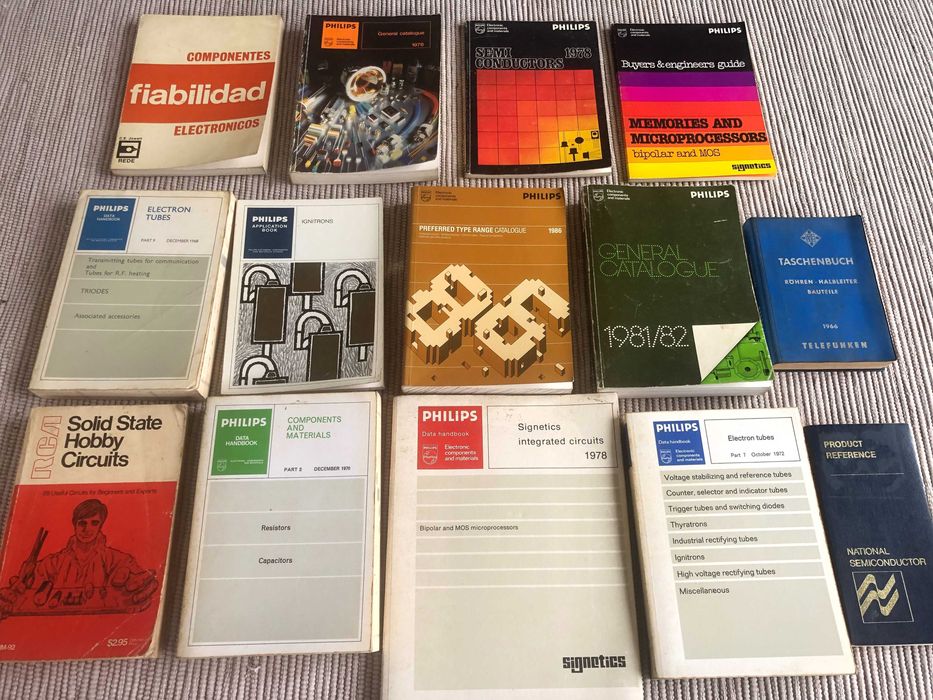 Manuais Electronica antigos