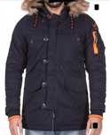 Kurtka Superdry parka zimowa ocieplena roz,L,50,52,wojskowa pilotka