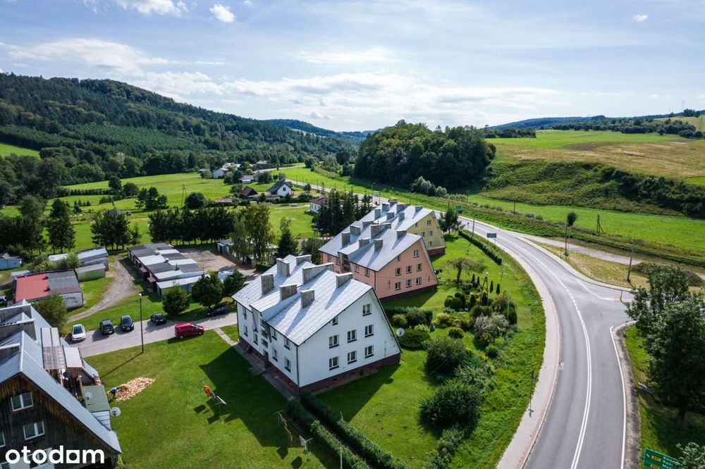 Mieszkanie dwupokojowe 39m2 z ogrzewaniem miejskim w Bieszczadach!