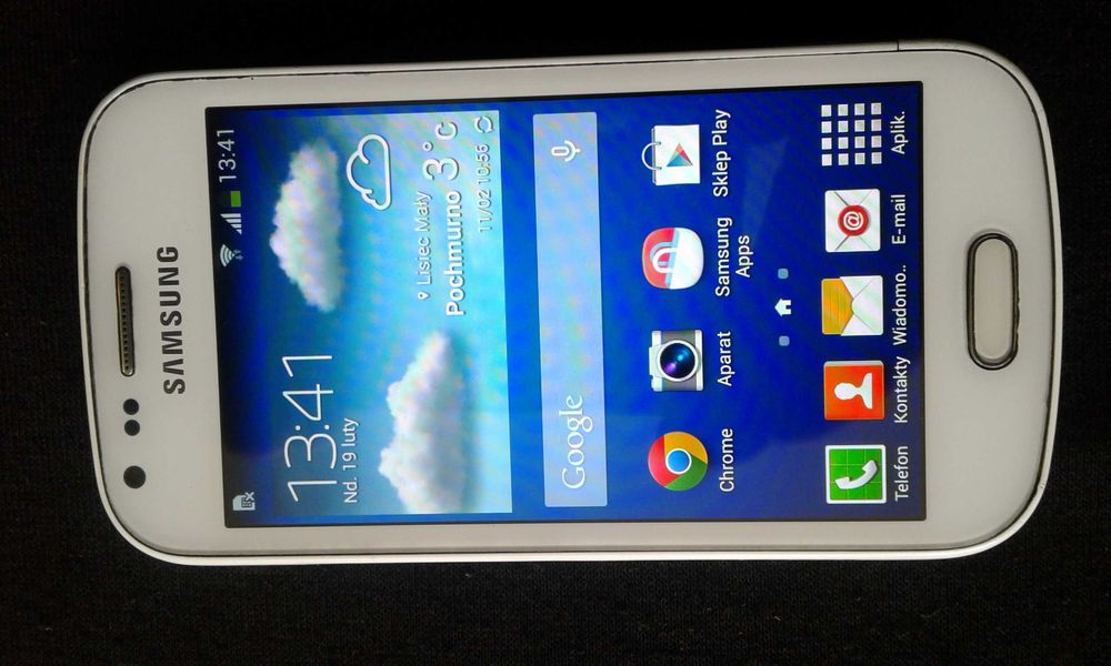 Mały telefon Samsung Galaxy S7580