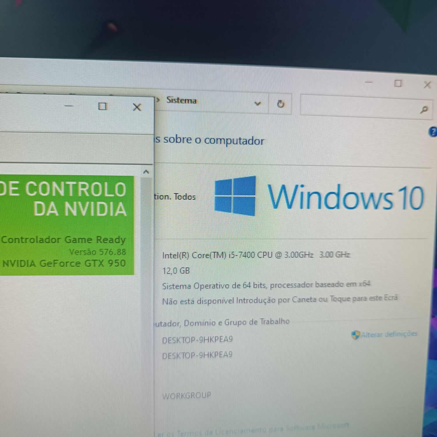 Monitor 22" + PC Gaming i5 7400, GTX950, 12Gb, SSD