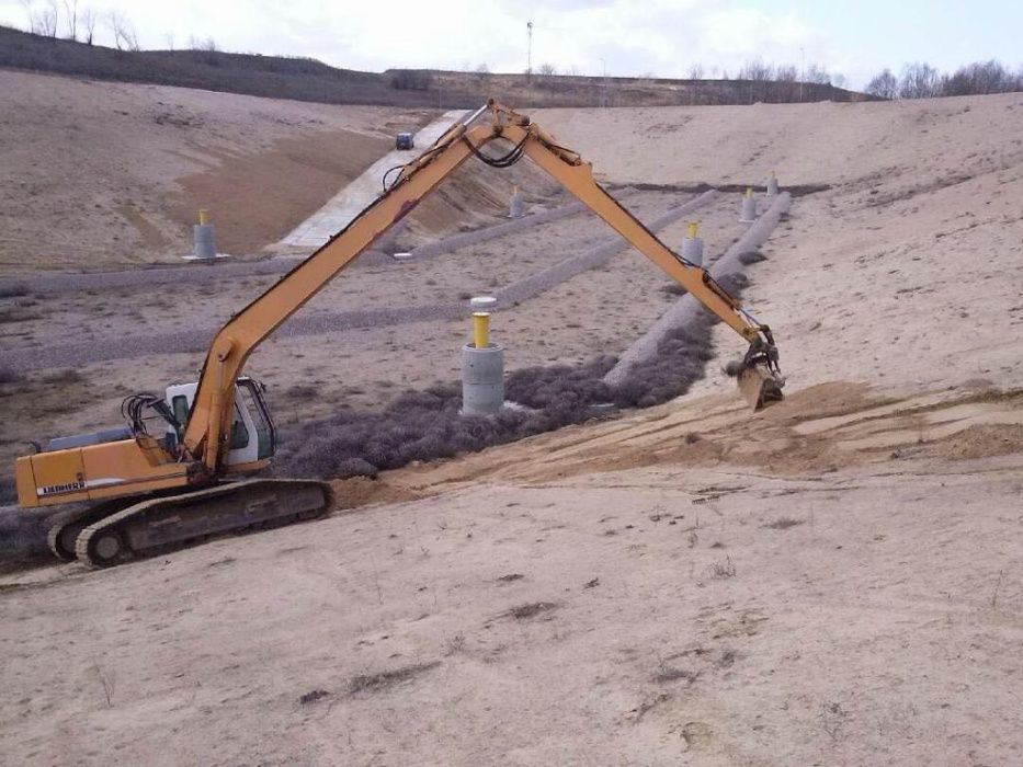 kopanie stawów, koparka long wynajem,usługi,skarpowanie , cała Polska