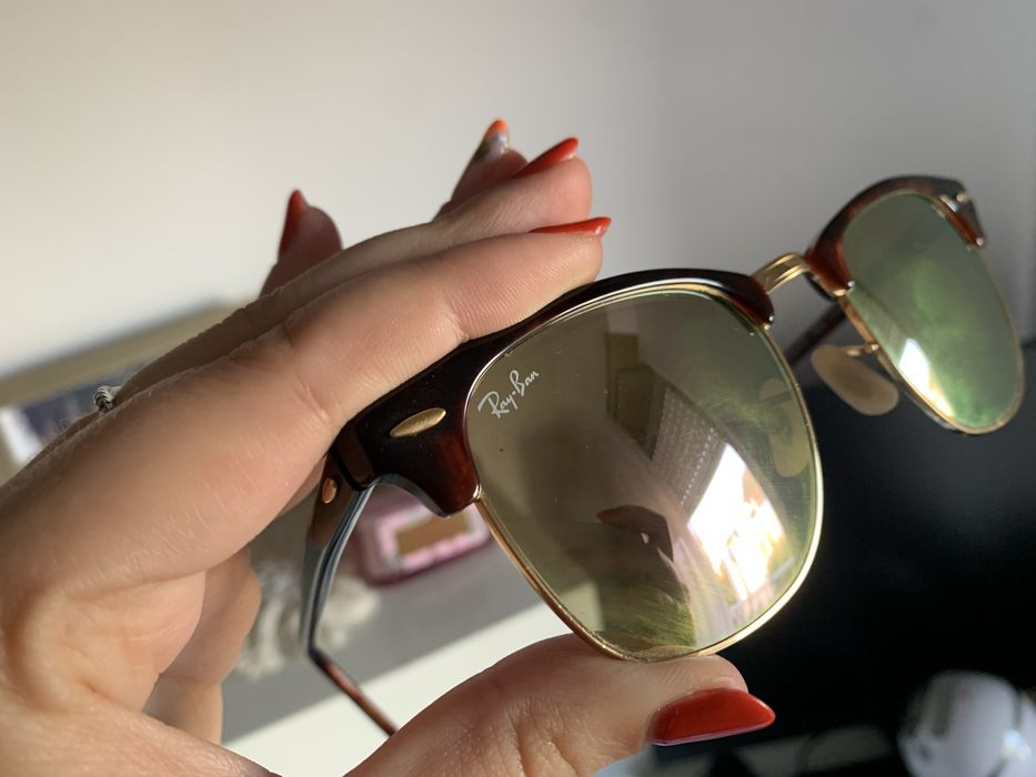 Óculos de sol rayban lentes espelhadas