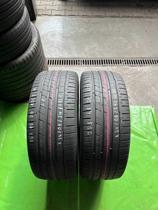 2 opony letnie używane 255/45R20 105 Y XL Hankook Ventus S1 evo 3 SUV