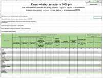 Книга обліку доходів для ФОП в Excel