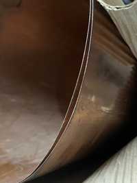 Chapa de cobre com 0.8 a 1mm com 1.00mt de largura peso 12.5 kg