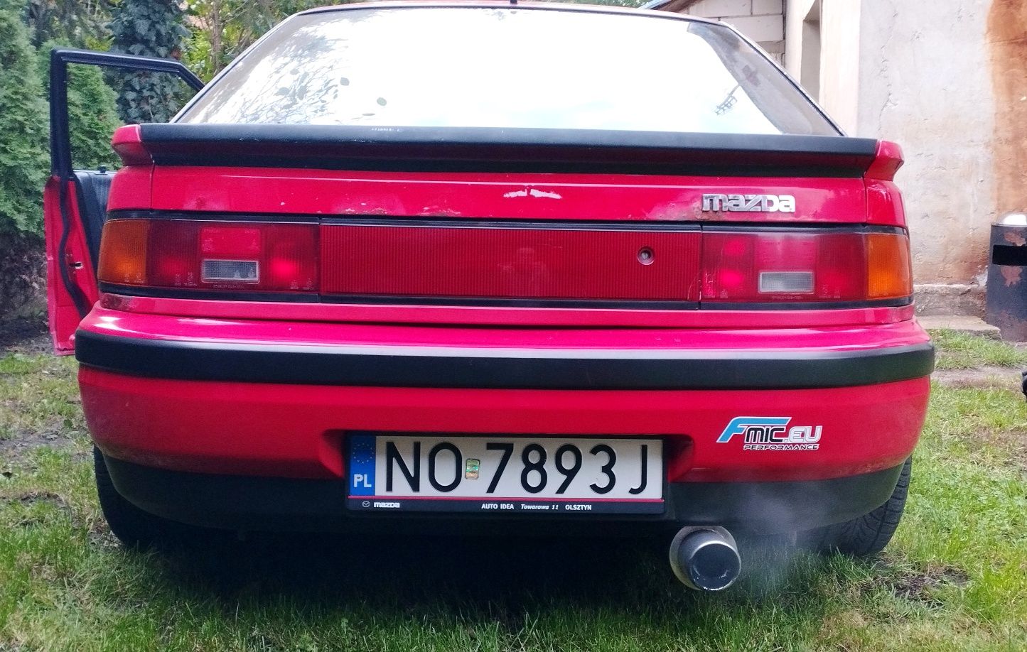Mazda 323F BG 1991 otwierane lampy