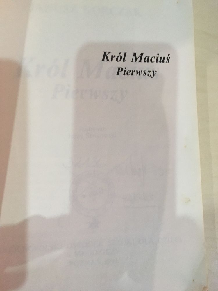 „Król Maciuś Pierwszy” Janusz Korczak