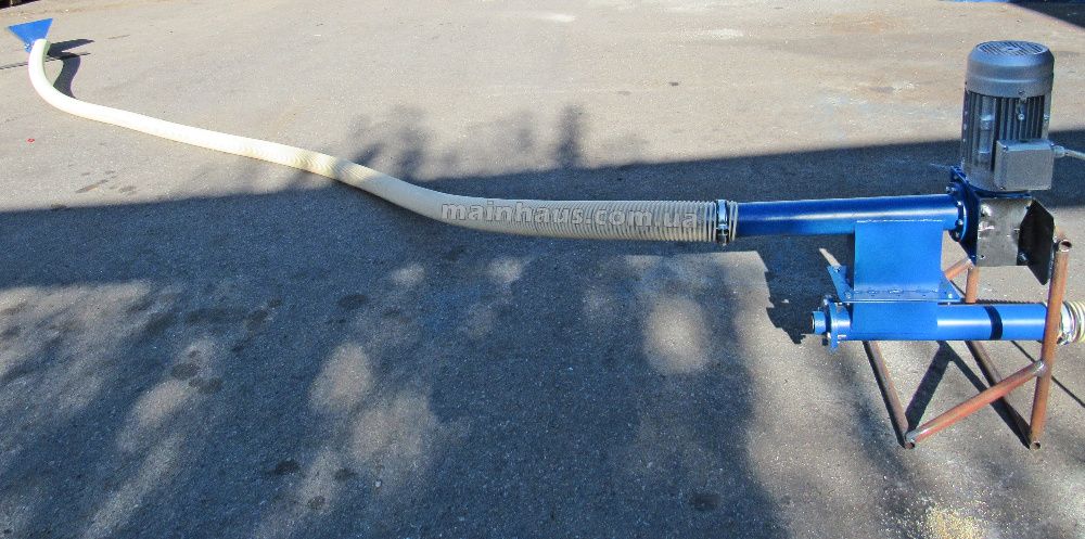 спецтехника погрузчик винтовой гибкий шнек спиральный конвейер зерно