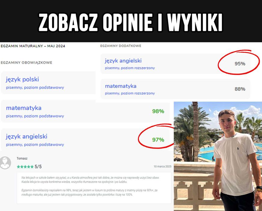 Korepetycje ANGIELSKI | Matura E8 Online | Korki z Języka Angielskiego