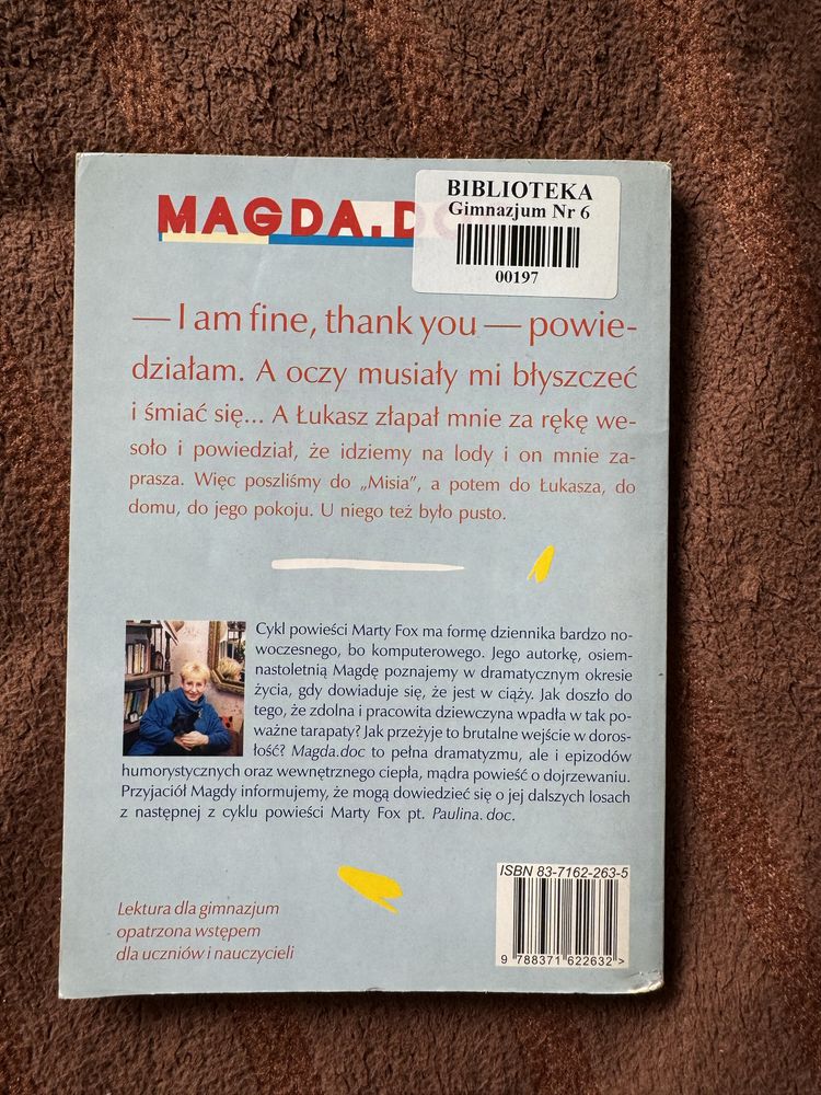 Marta Fox, Magda.Doc, książka