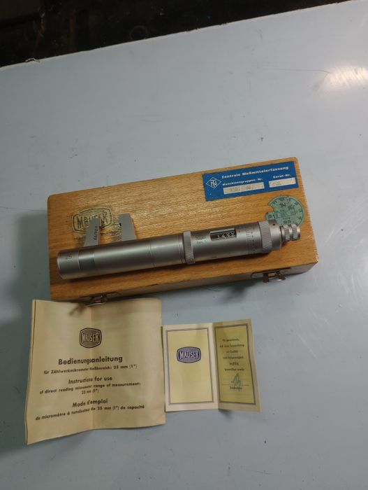 Mauser mikrometr mikromierz 0-25