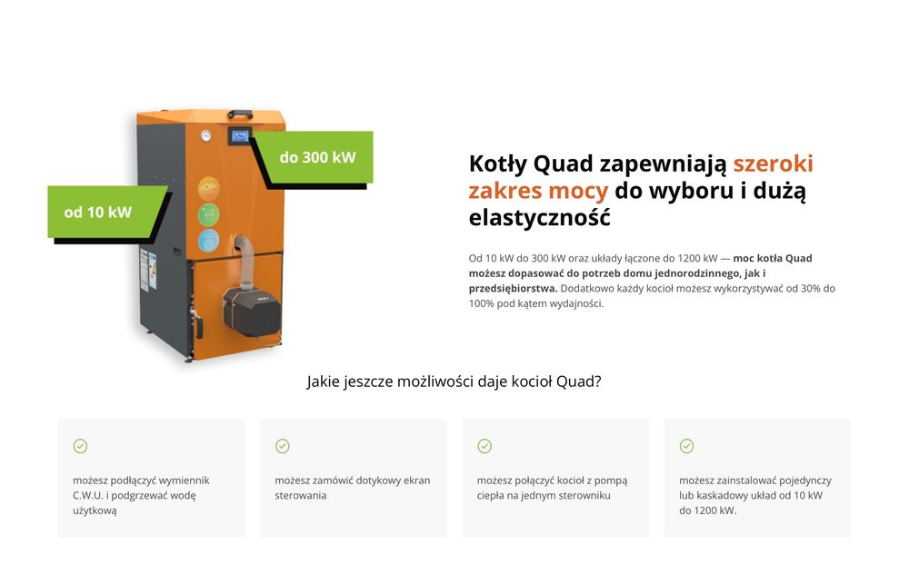 Kocioł Piec na pellet KIPI Quad 10kW serwis gwarancja uruchomienie ZUM