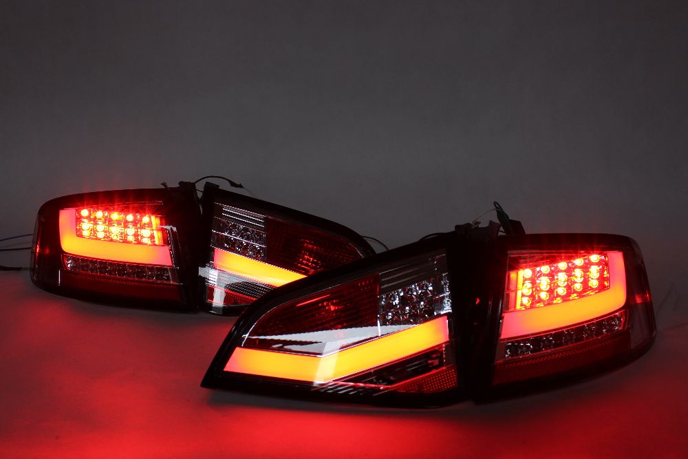 Lampy światła tył tylne AUDI A4 B8 08-12 Sedan LED BAR NEON CHROM NOWE