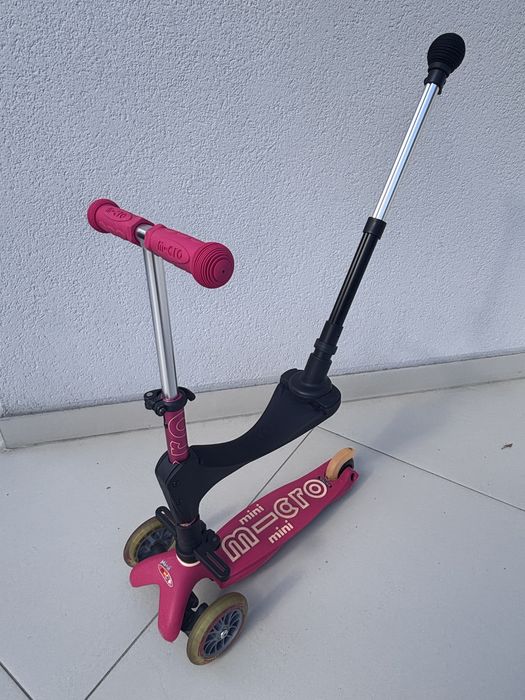 Dziecięca Hulajnoga/jeździk – Mini Micro Baby 3w1 Deluxe