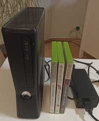 Konsola XBOX 360 + 3 gry + pad