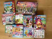 Gry planszowe, Lego, Playmobil, Monopoly