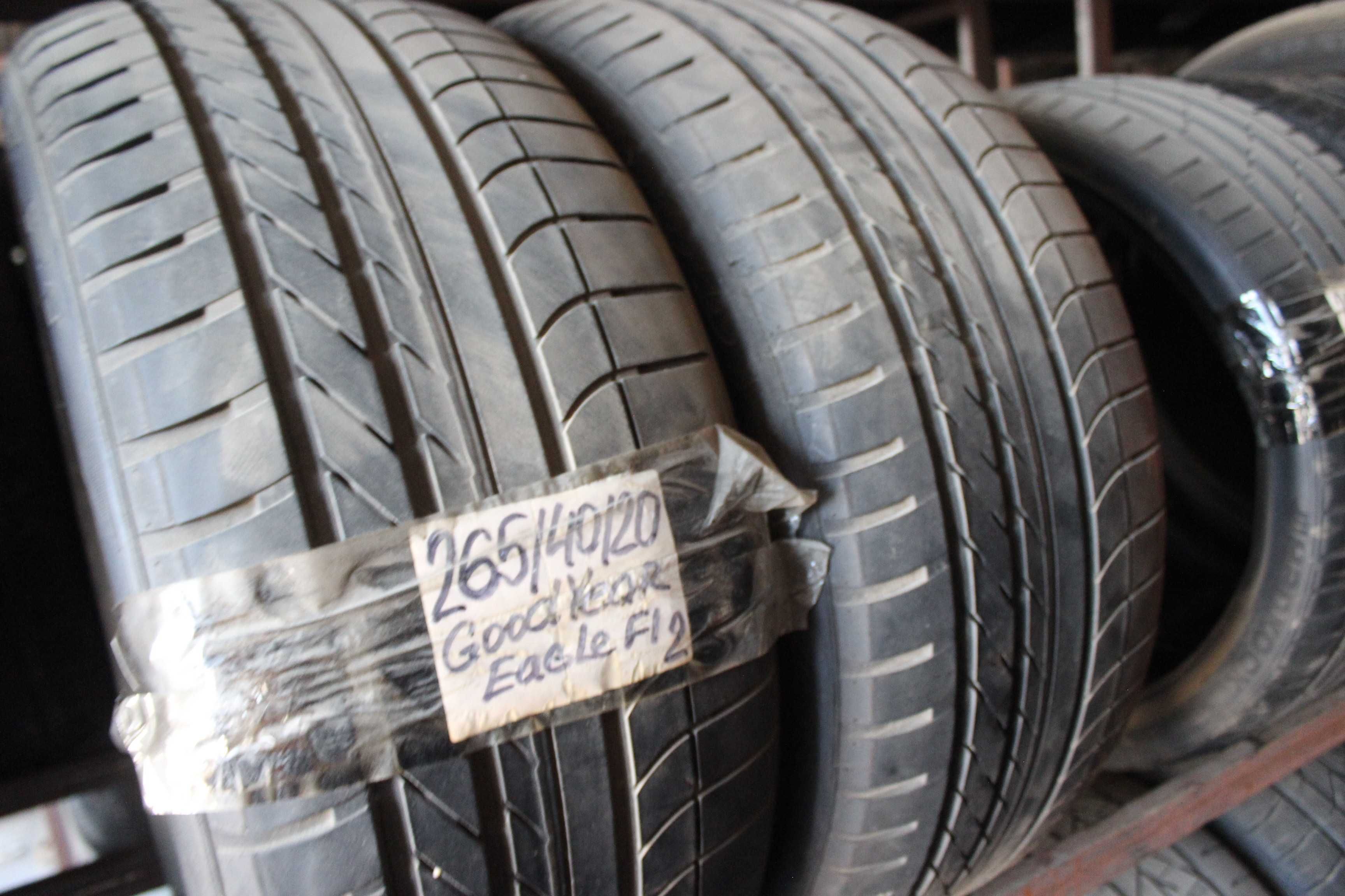 265-40-R20 GOODYEAR EAGLE F1 2штуки пара летней резины GERMANY