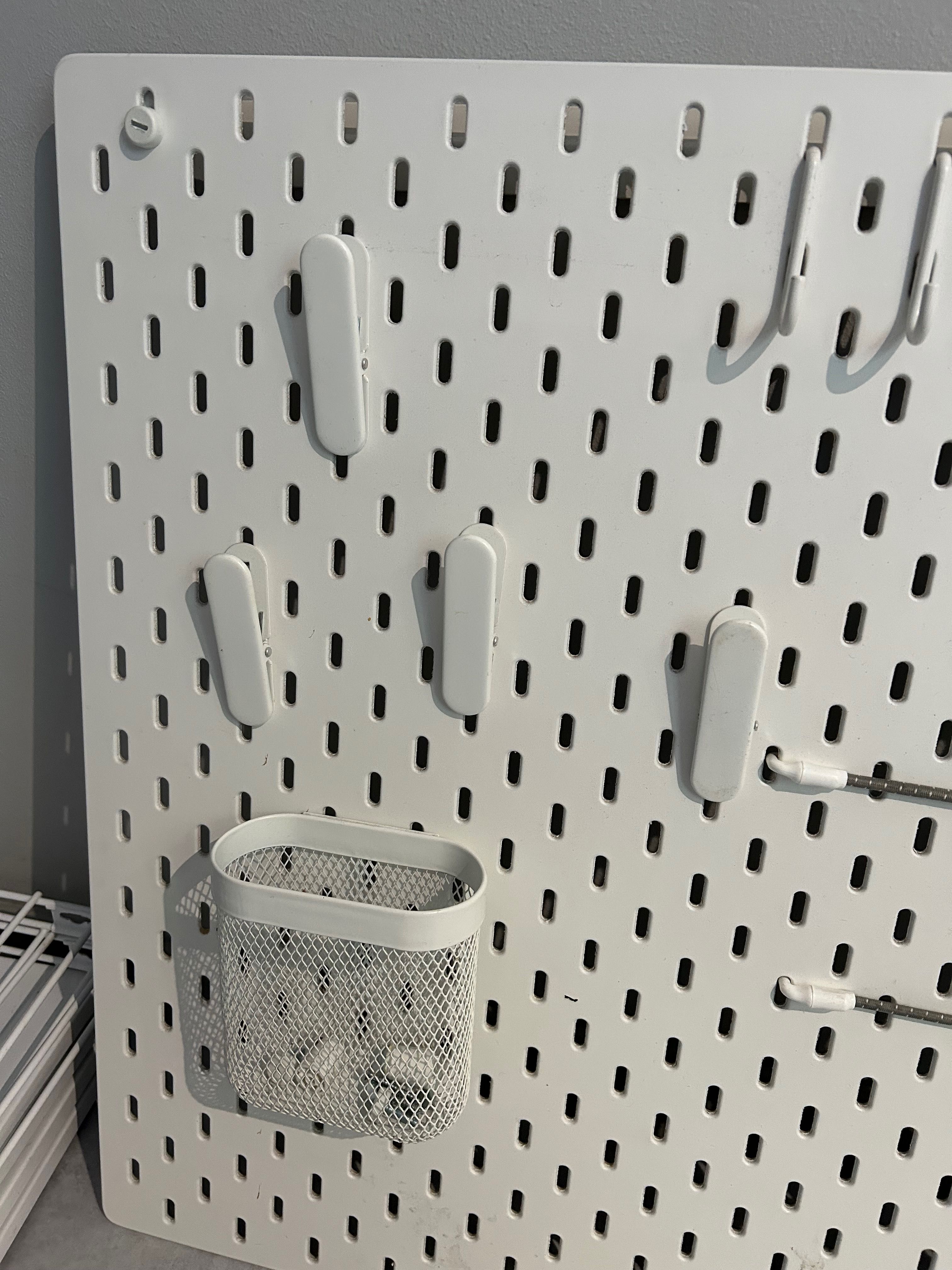 Tablica SKADIS IKEA tablice perforowane białe, organizer