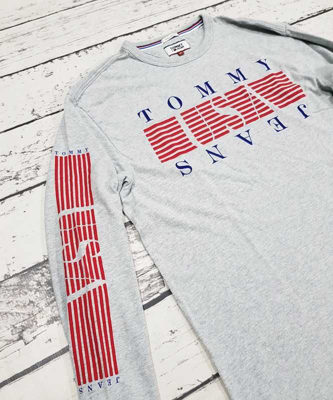 Tommy Hilfiger * Jeans * koszulka * longsleeve * unikatowa * męska * M