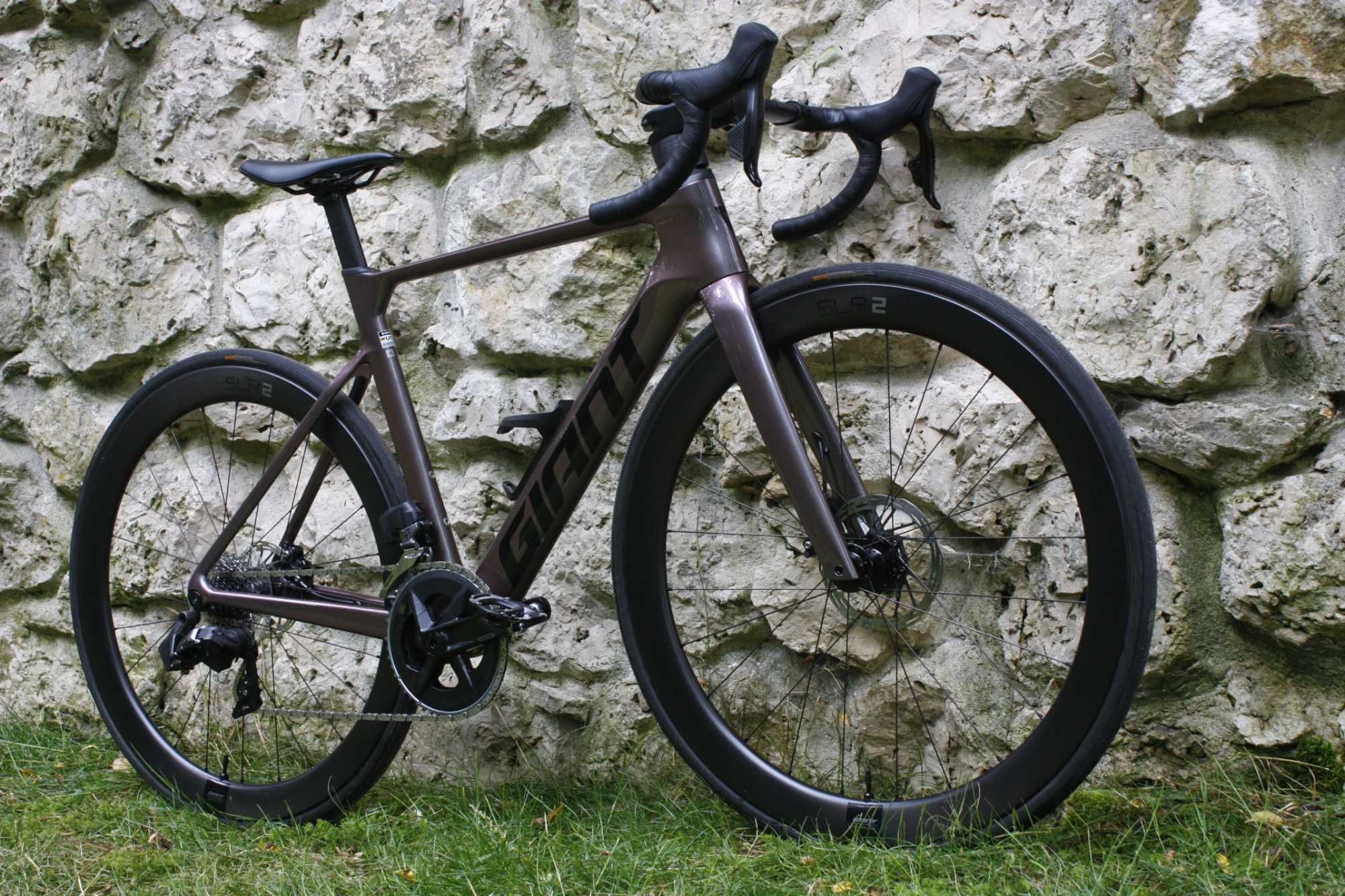 Piękna szosa aero Giant Propel Advanced 1 SRAM Rival eTAP AXS 2x12 "S"