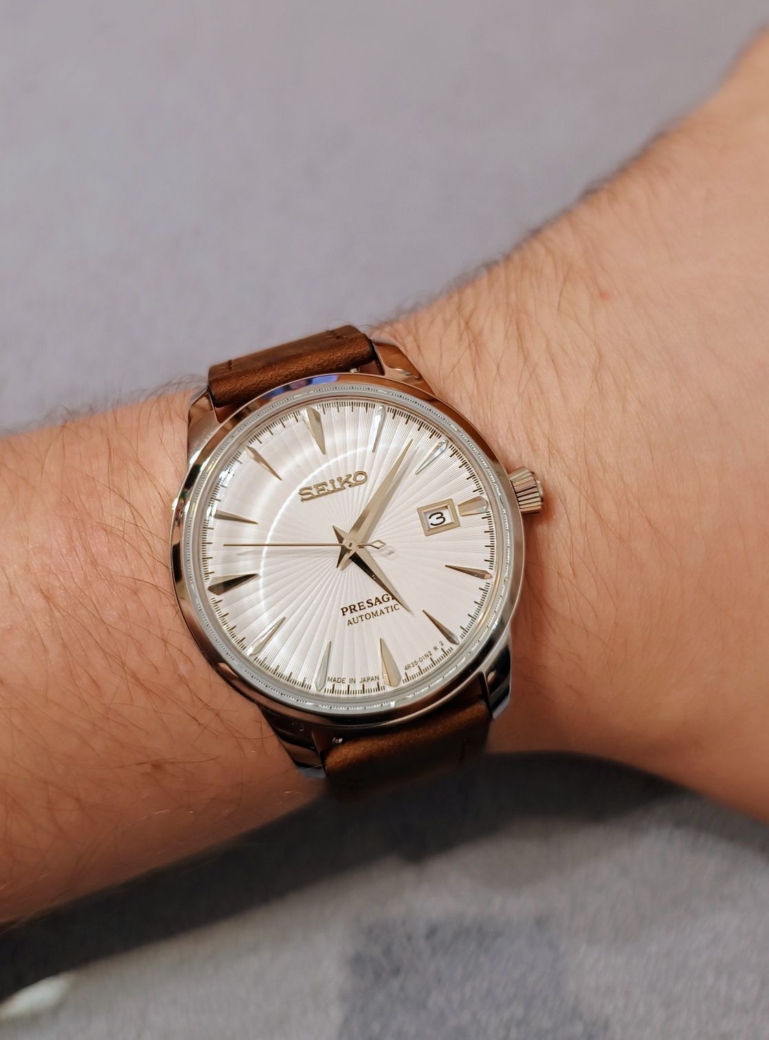 Механические часы в классическом стиле Seiko Presage