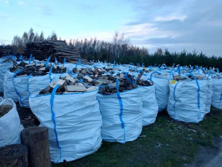 Drewno Kominkowe opałowe Aleksandrów Łódz Rąbień Brużyca Łobódź Babice