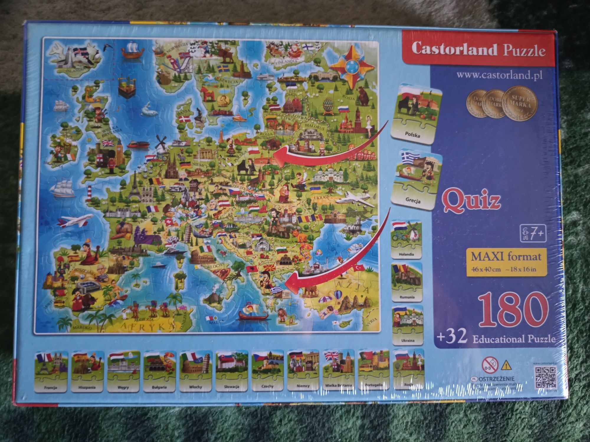 Puzzle mapa Europy