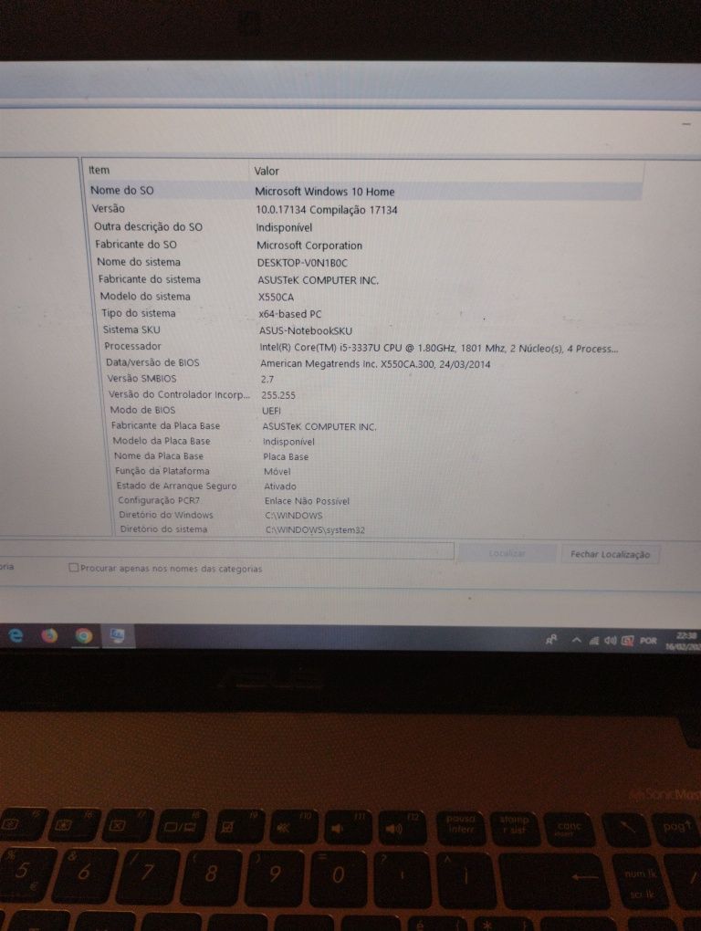 Portátil Asus i5