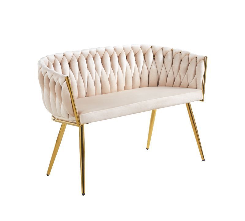 Sofa przeplatana Glamour (7 kolorów)