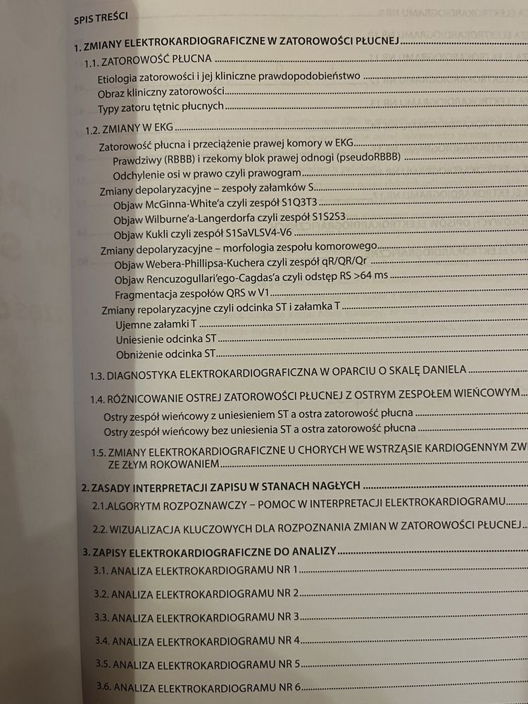 Interpretacja zapisu ekg w stanach nagłych- zatorowość płucna