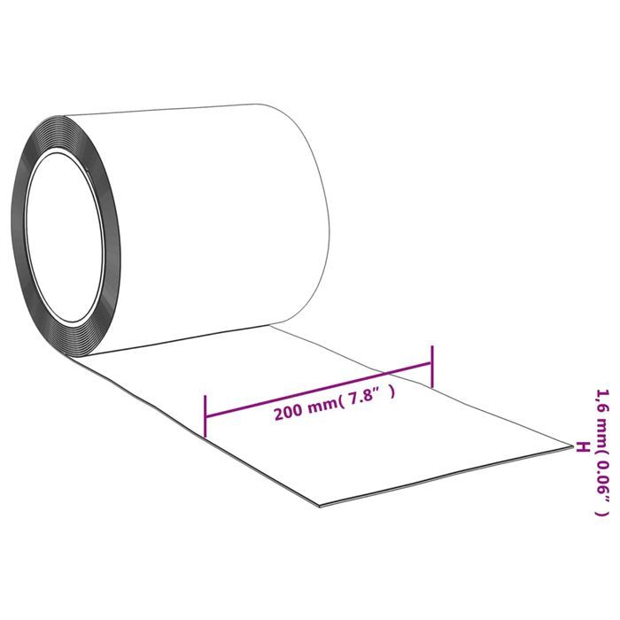 Vidaxl Kurtyna Paskowa, Przezroczysta, 200 Mm X 1,6 Mm, 10 M, Pvc