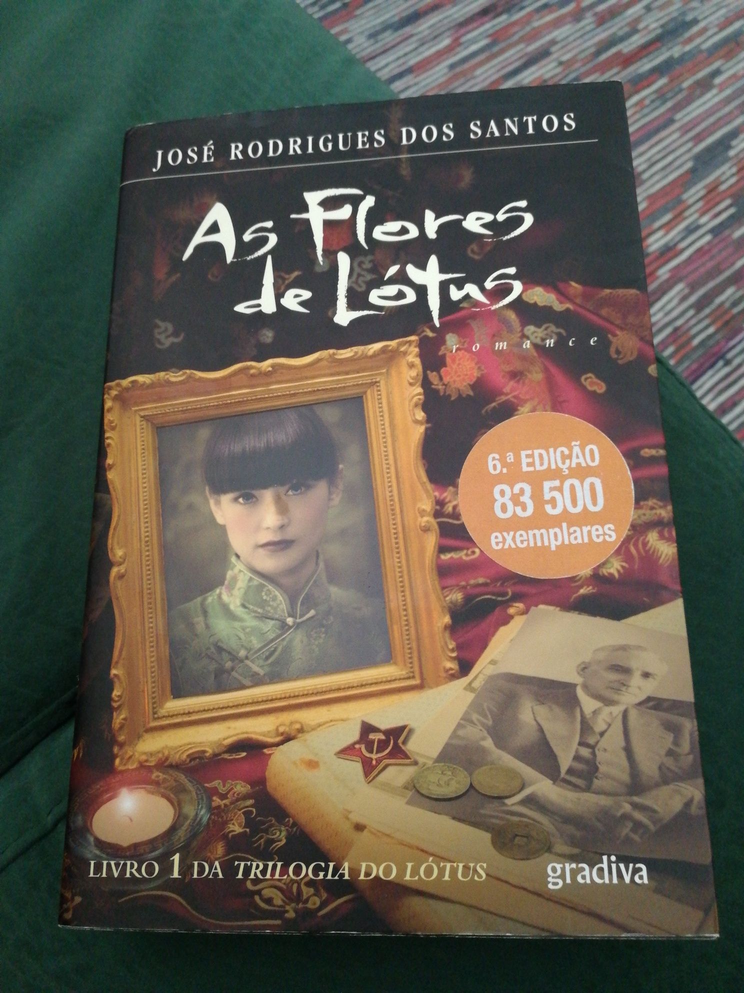Livro "As Flores de Lótus" de José Rodrigues dos Santos