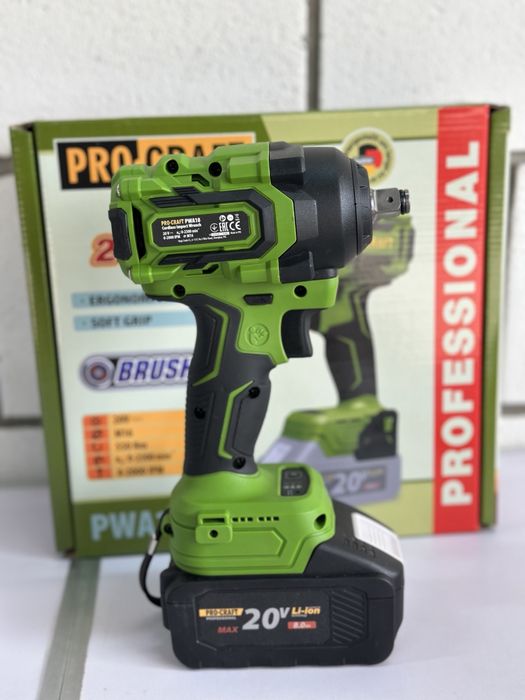Ціна тижня!!! Гайковерт Procraft PWA18 550Нм тушка